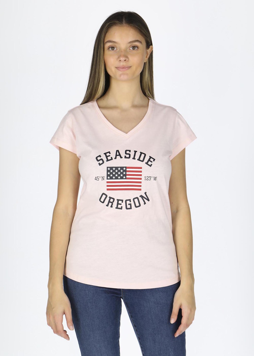Oregon Tee W, Lt Pink, 40,  Strandkläder