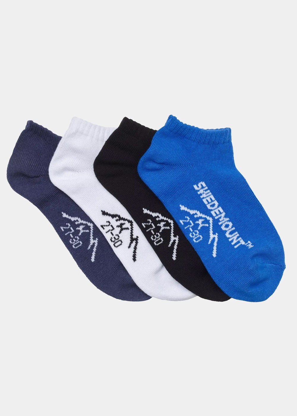 Kids Ankle Socks 4-Pack, Mix, 23-26,  Bomullsstrumpor