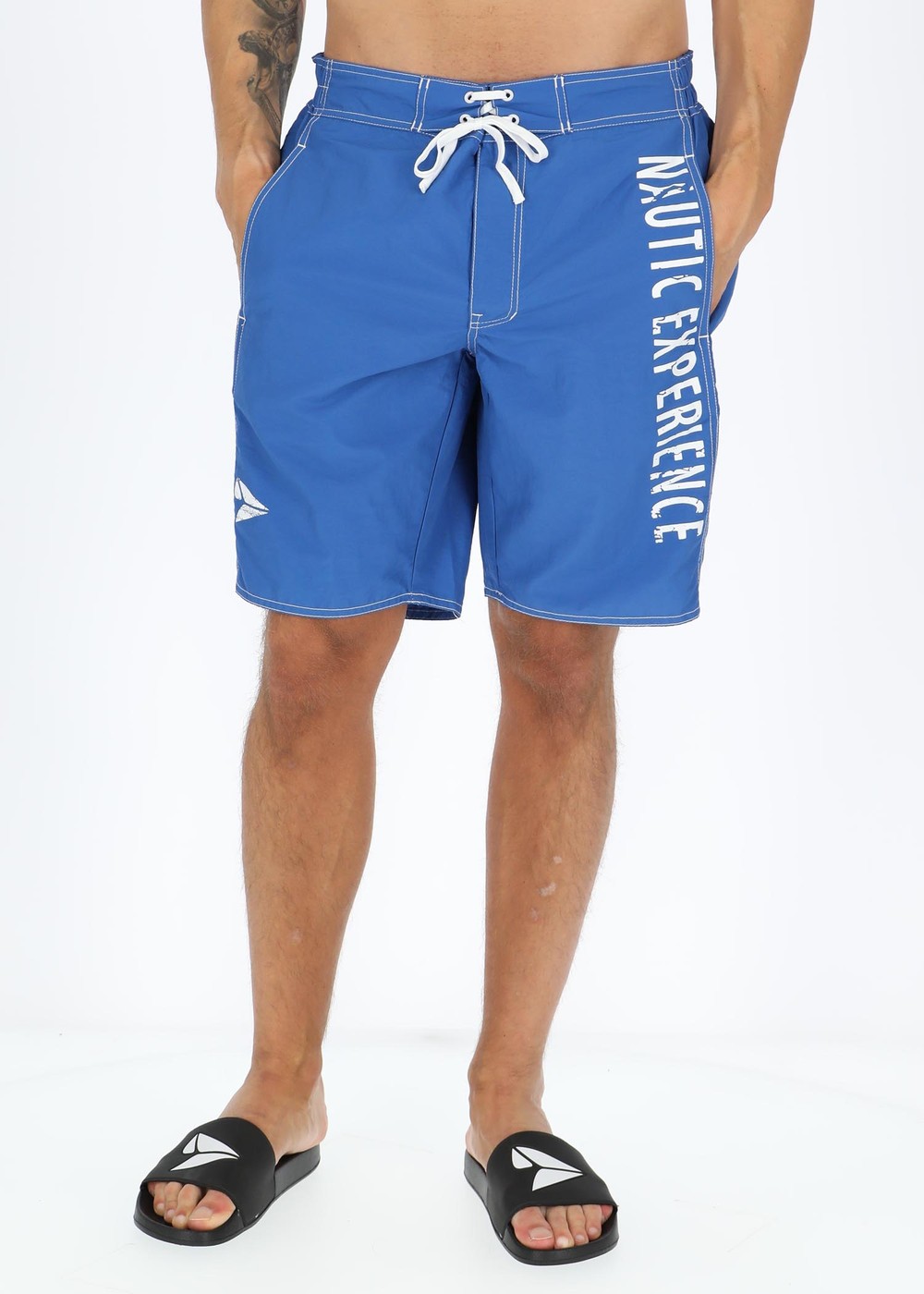 Nautic Beachshorts, Ocean Blue/Red, Xl,  Badbyxor Nautic Beachshorts, Ocean Blue/Red, Xl,  Badbyxor