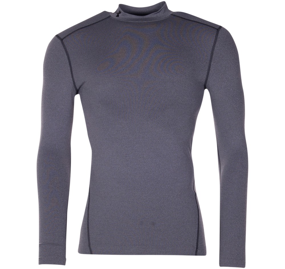 Ua Cg Armour Mock, Carbon Heather, M,  T-Shirts | Underkläder//Kalsonger//Mode | Padelspecialisterna