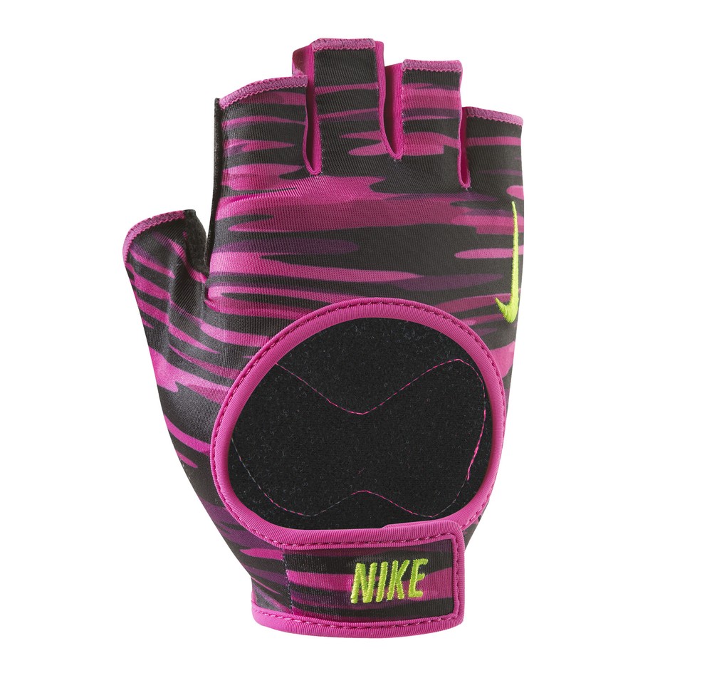 Nike Women's Fit Training Glov, Vivid Pink/Black/Volt, Xs,  Träningstillbehör | Underkläder//Kalsonger//Mode | Padelspecialisterna