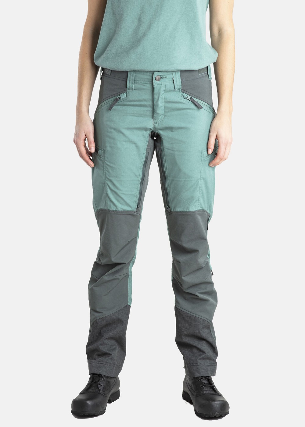 Makke Ws Pant, Jade/Dark Agave, 40,  Vandringsbyxor