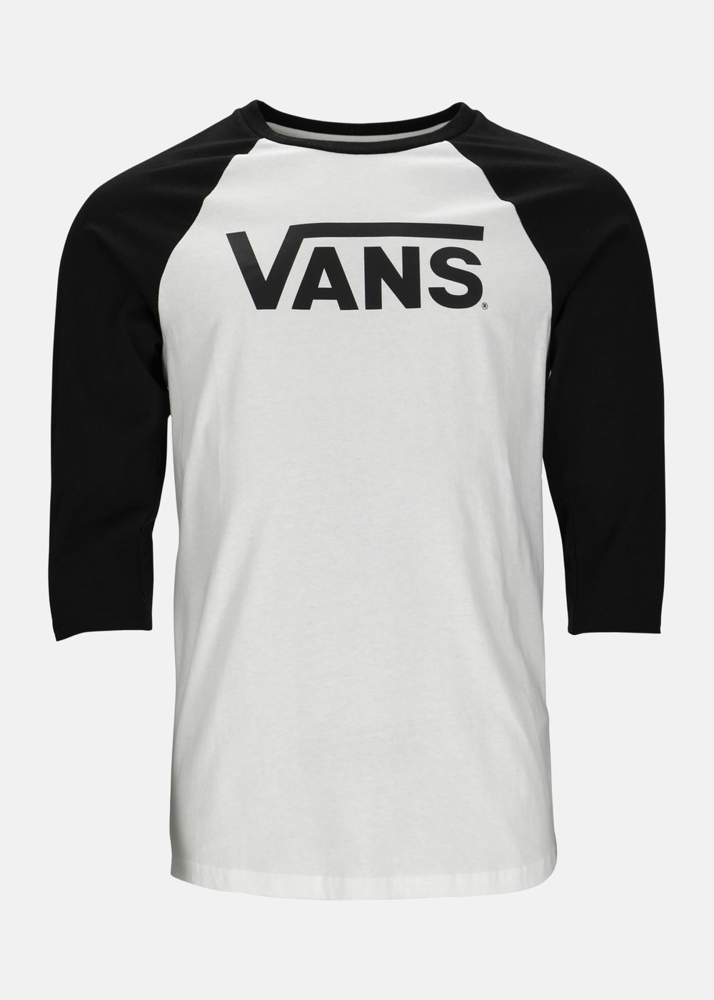 Mn Vans Drop V Raglan-B, White/Black, Xl,  Herr