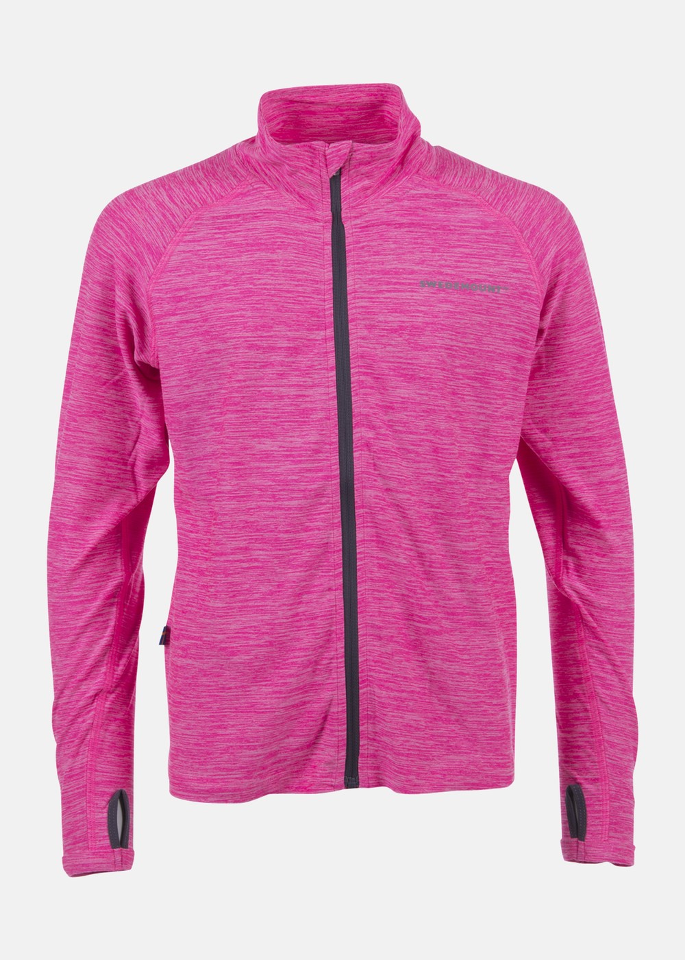 Multi Fullzip Jr, Pink Melange/Dk Grey, 160,  Hoodies