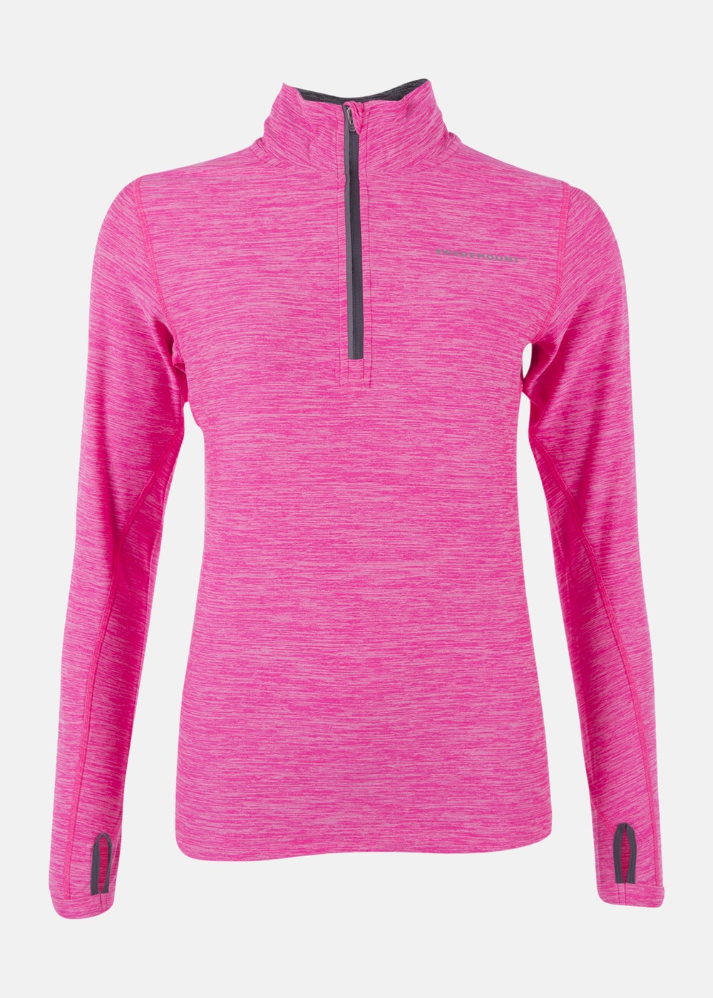 Multi Halfzip W, Pink Melange/Dk Grey, 34,  Sweatshirts