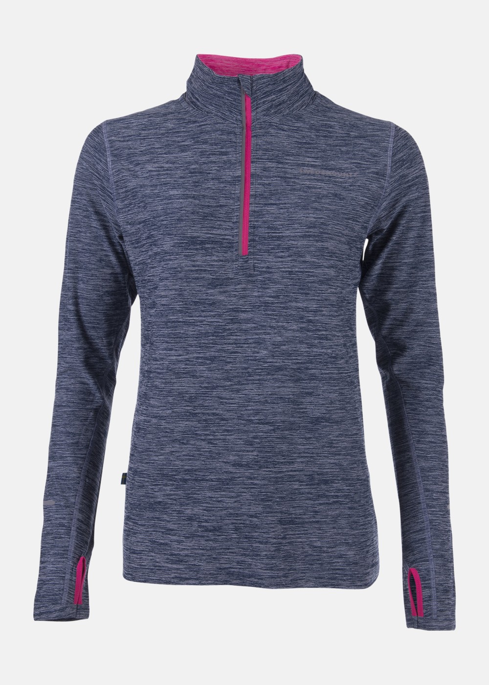Multi Halfzip W, Navy Melange/Pink, 34,  Sweatshirts