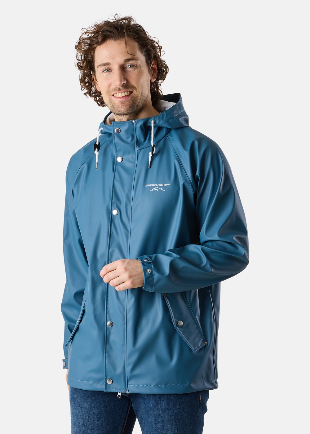 Väderöarna Jacket, Denim Blue, 4xl,  Regnjackor Väderöarna Jacket, Denim Blue, 4xl,  Regnjackor