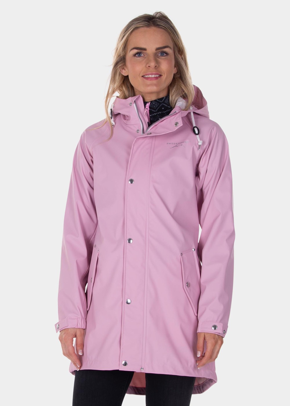 Väderöarna Coat W, Lt Pink, 34,  Regnjackor