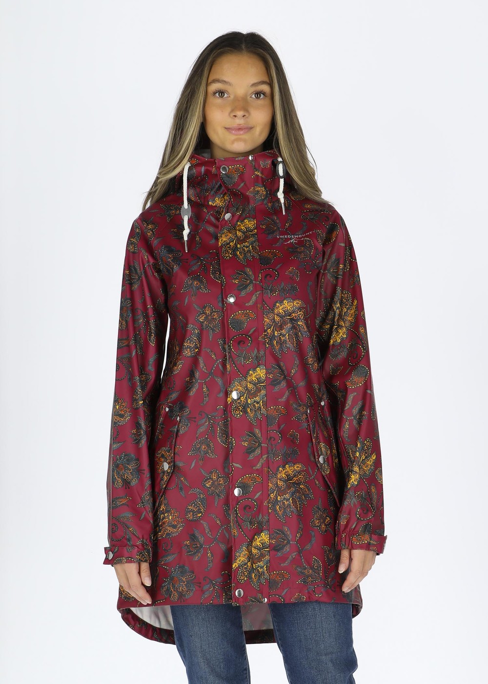 Väderöarna Coat W, Burgundy Indalia, 34,  Regnjackor Väderöarna Coat W, Burgundy Indalia, 34,  Regnjackor