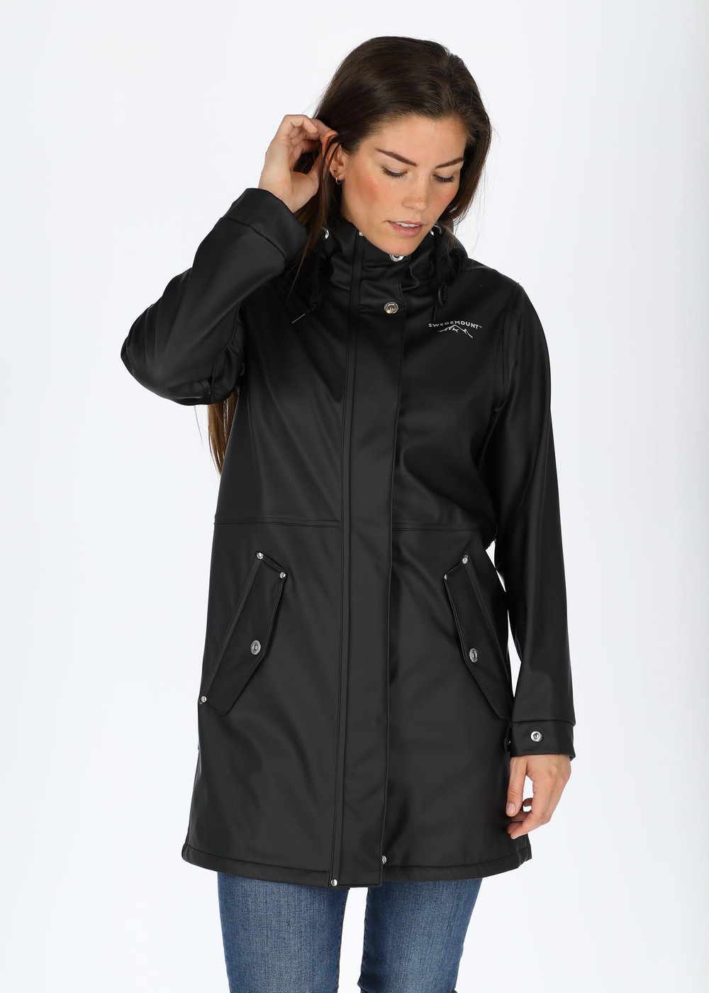 Lammö Coat W, Black, 50,  Regnjackor