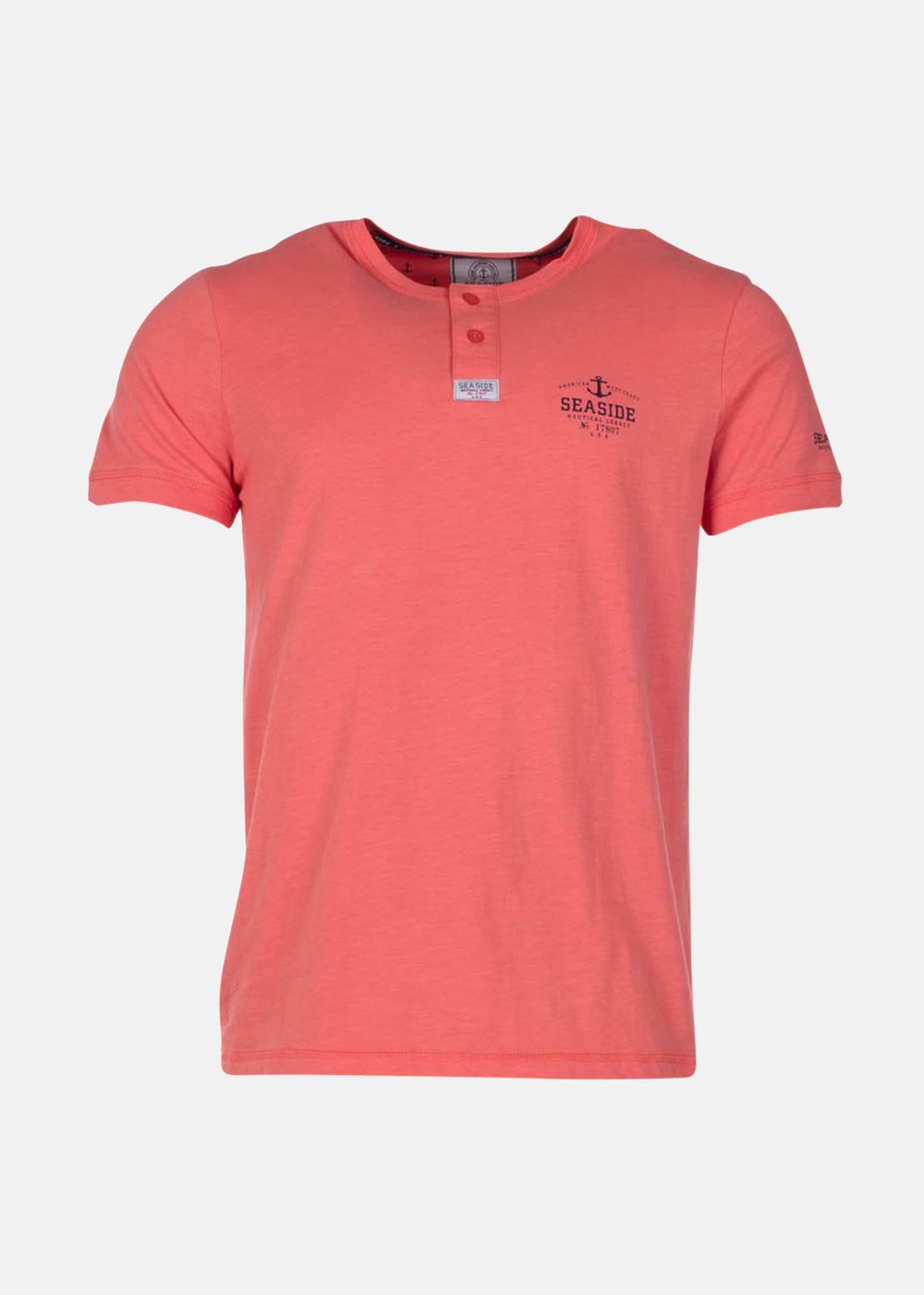 Coos Bay Tee, Coral, L,  Strandkläder