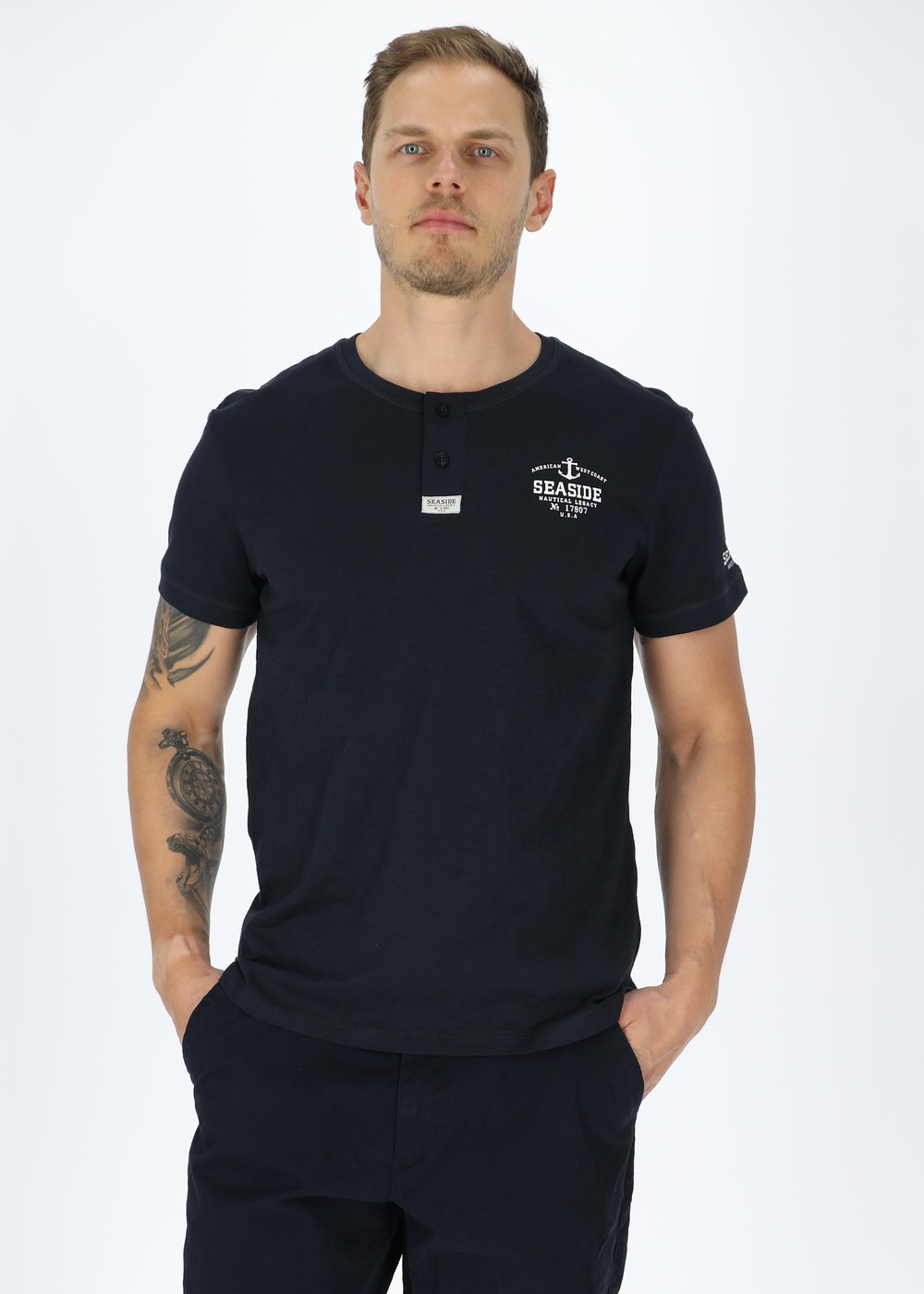 Coos Bay Tee, Navy, 2xl,  Strandkläder