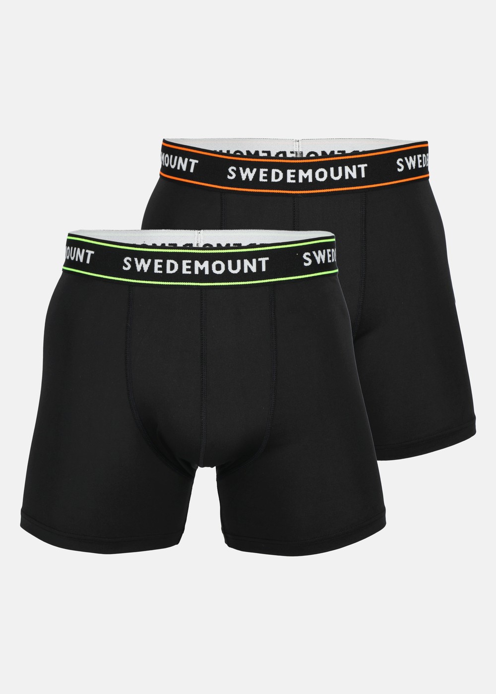 Active Boxer Shorts 2-Pack, Black/Orange/Lime, Xl,  Underkläder Active Boxer Shorts 2-Pack, Black/Orange/Lime, Xl,  Underkläder