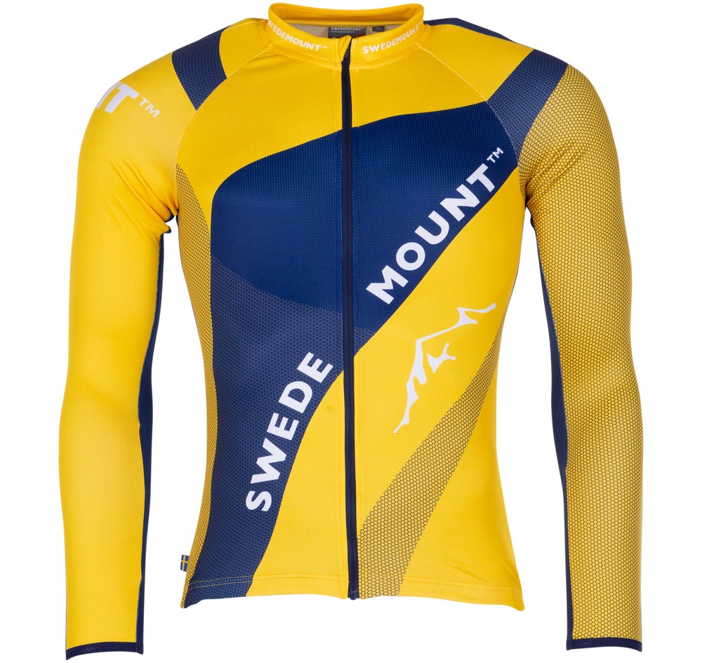 Giro Bike L/S Tee, Navy/Yellow, S,  Cykelkläder Giro Bike L/S Tee, Navy/Yellow, S,  Cykelkläder