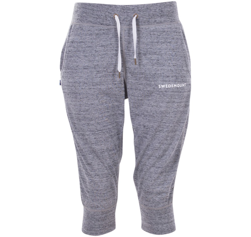 Yoga 3/4 Pants, Lt Grey Melange, 34,  Sweatpants Yoga 3/4 Pants, Lt Grey Melange, 34,  Sweatpants