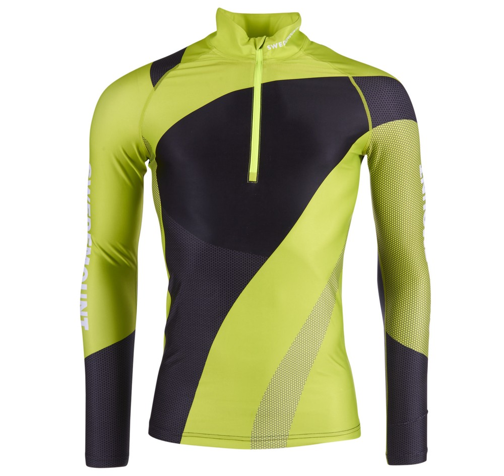 X.C. Race Halfzip, Black/Neon, Xl,  Träningströjor