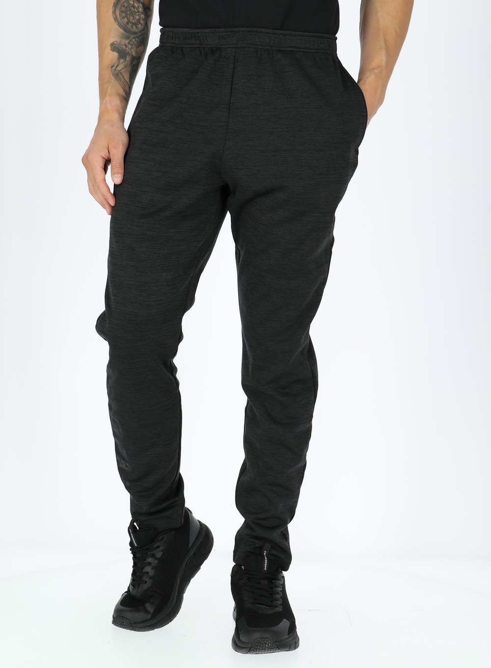 Training Logo Pants, Charcoal Melange/Charcoal Mela, 2xl,  Vardagsbyxor