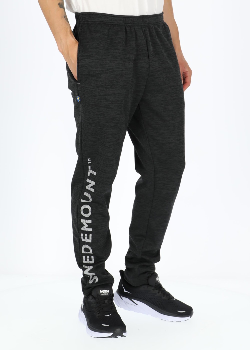 Training Logo Pants, Charcoal Melange/Lt Grey Mel, S,  Vardagsbyxor