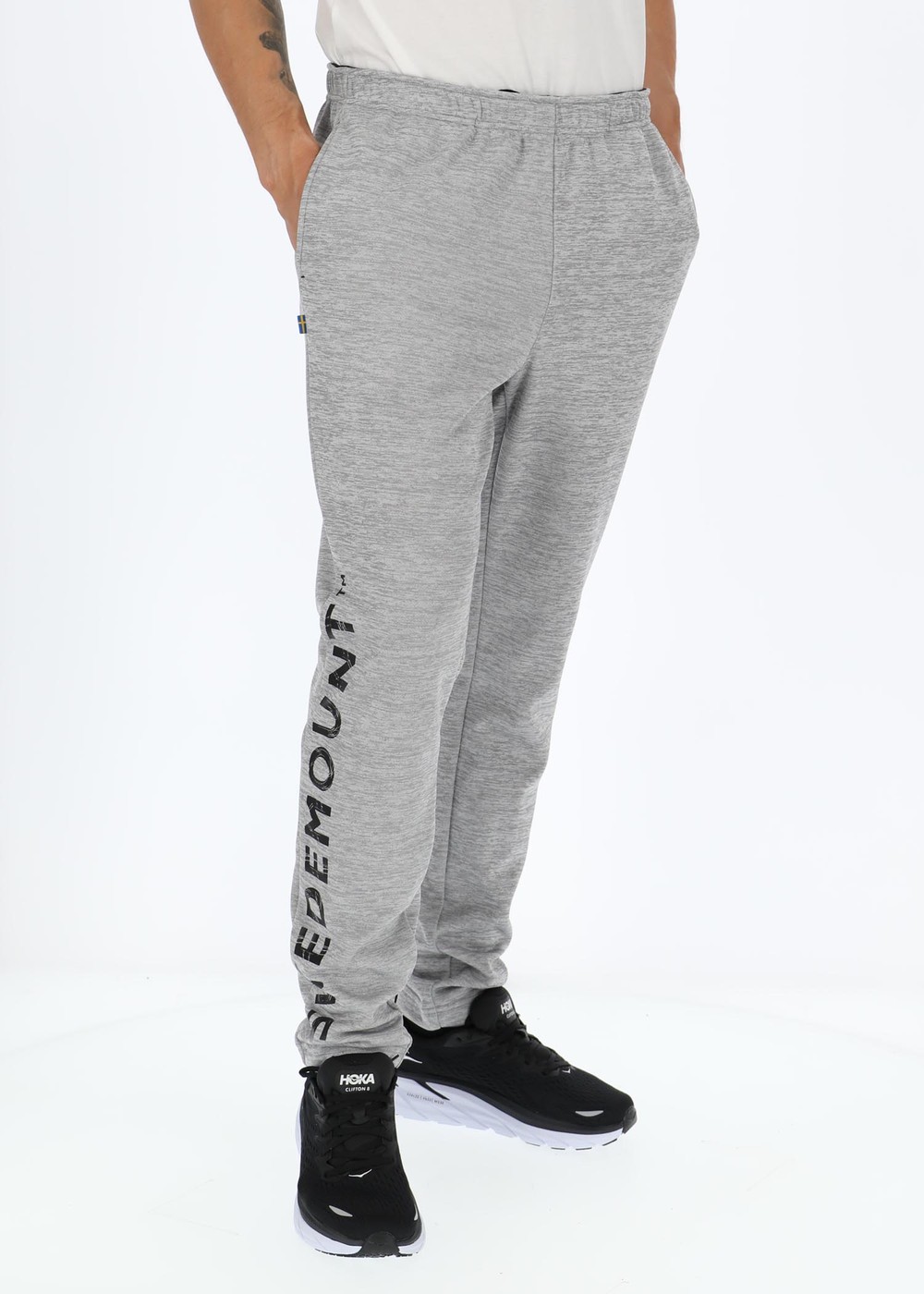 Training Logo Pants, Lt Greymelange/Charcoal Mel, Xs,  Vardagsbyxor