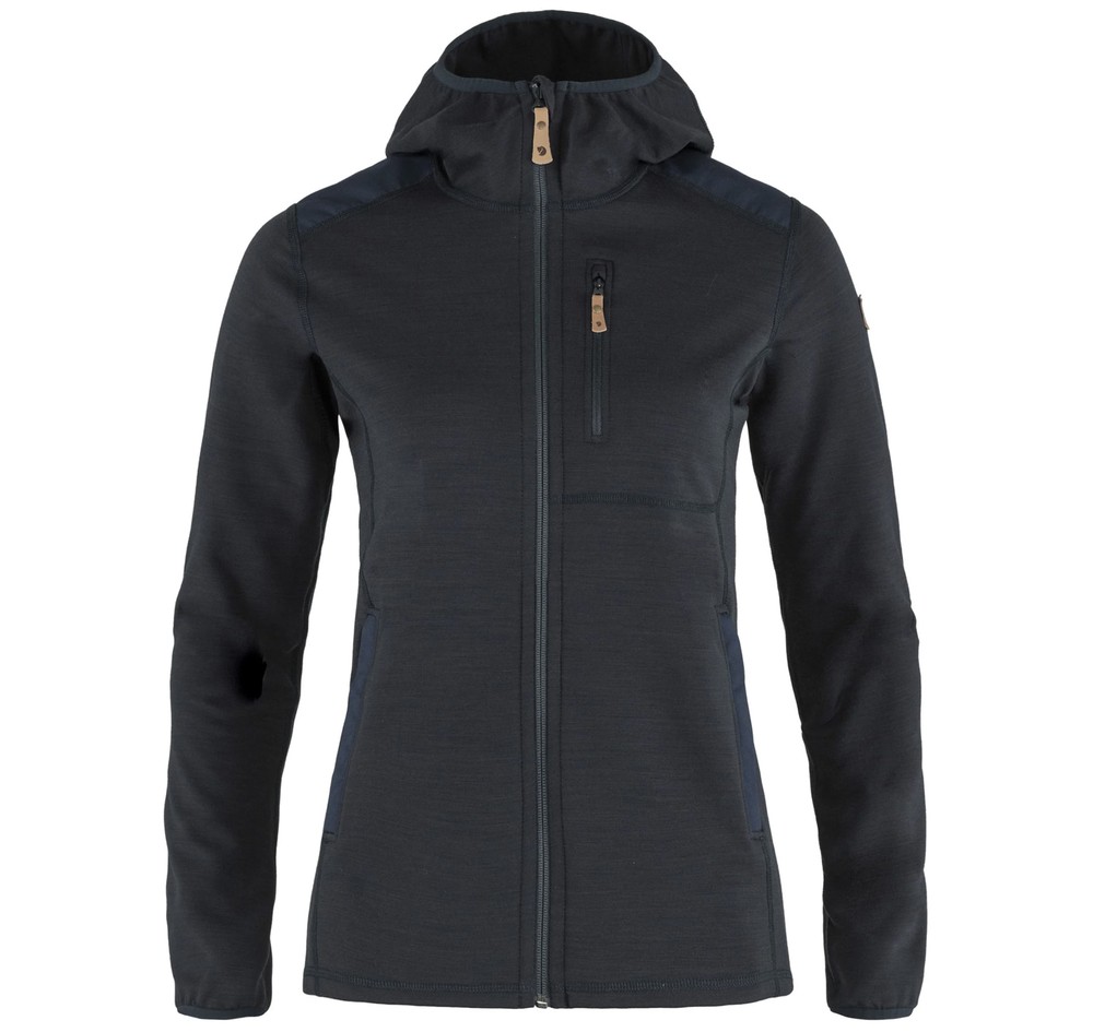 Keb Fleece Hoodie W, Dark Navy, M,  Tröjor | Kläder//T-Shirts//Herr | Padelspecialisterna