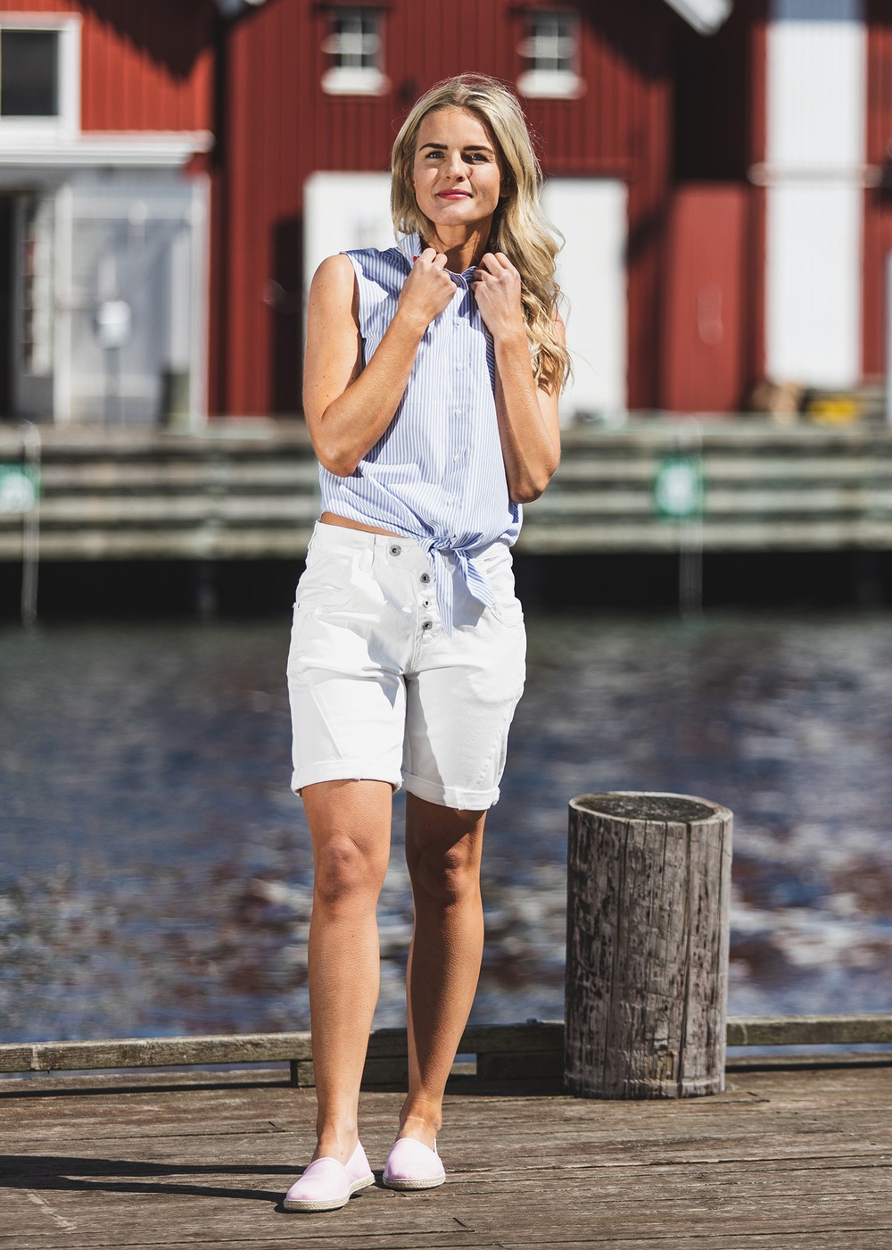 Acapulco Beach Shorts W, White, 36,  Vardagsshorts Acapulco Beach Shorts W, White, 36,  Vardagsshorts