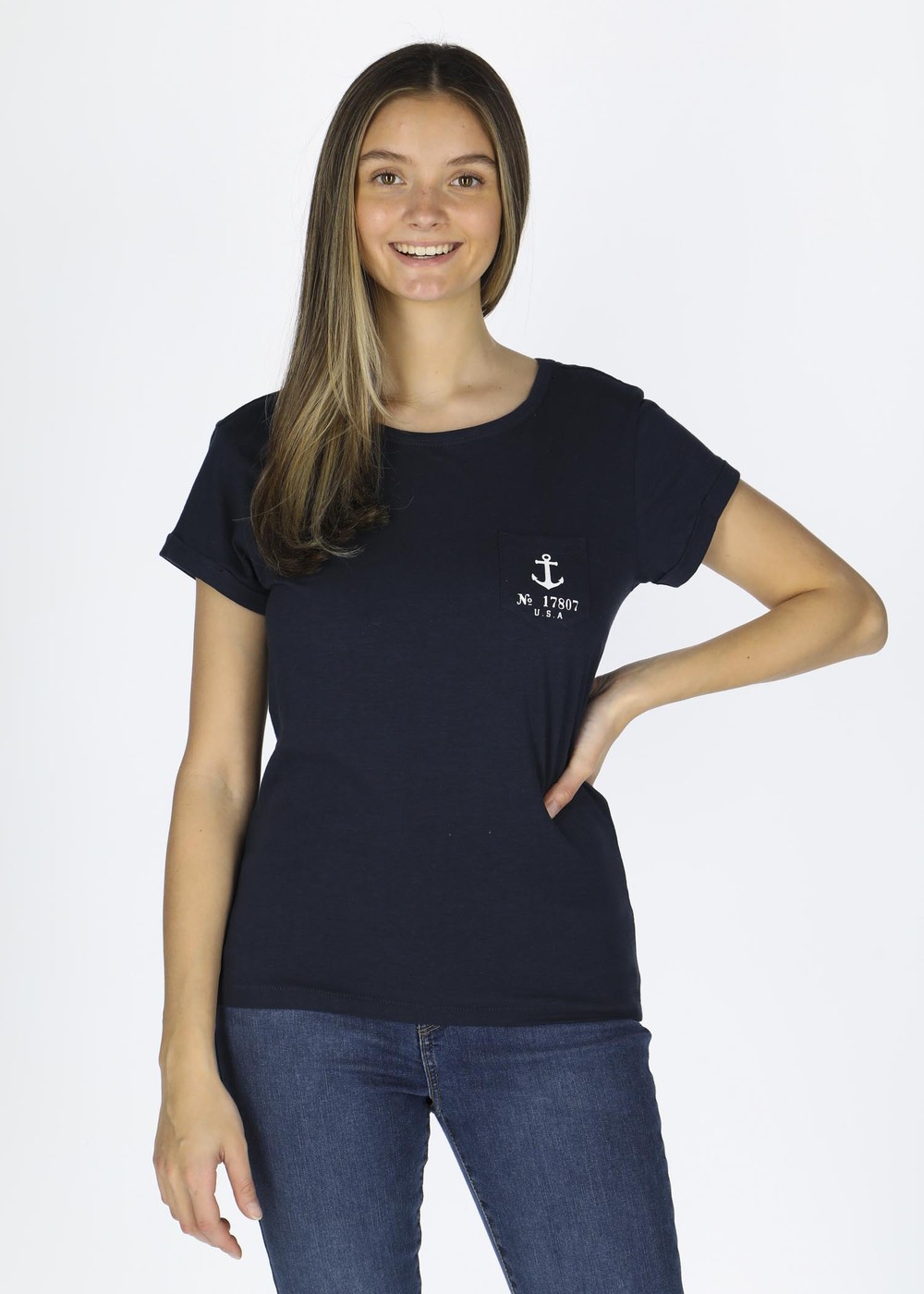 One Star Tee W, Dk Navy, 34,  Strandkläder One Star Tee W, Dk Navy, 34,  Strandkläder