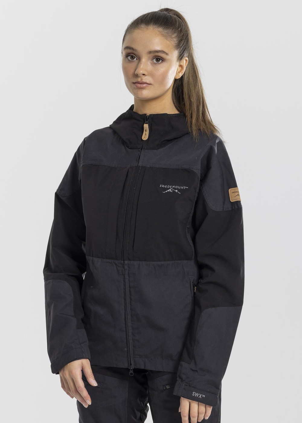 Nordkap Stretch Jacket W, Charcoal/Black, 46,  Jackor