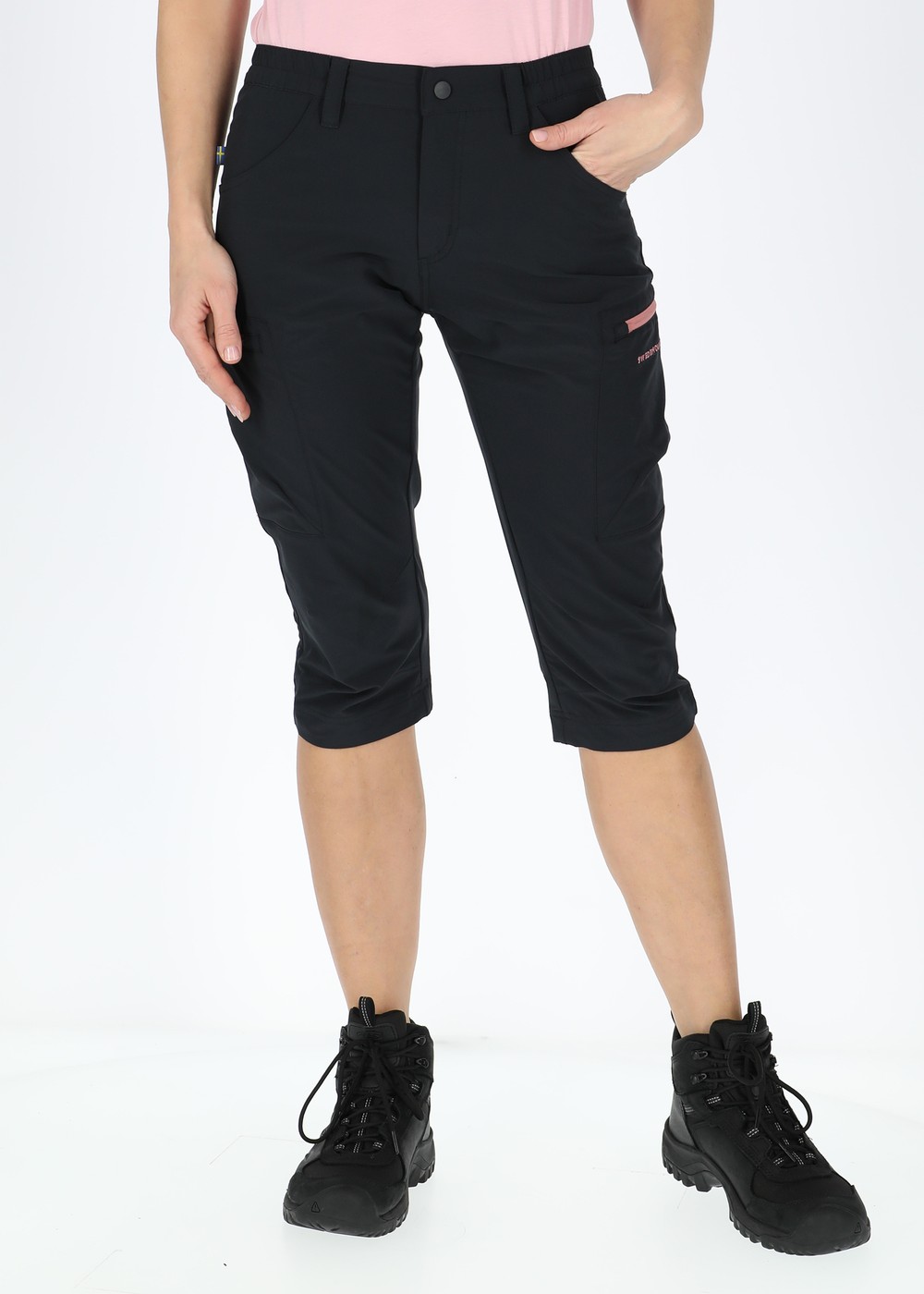 Glittertind 3/4 Pants W, Charcoal/Dusty Rose, 40,  Vandringsbyxor Glittertind 3/4 Pants W, Charcoal/Dusty Rose, 40,  Vandringsbyxor