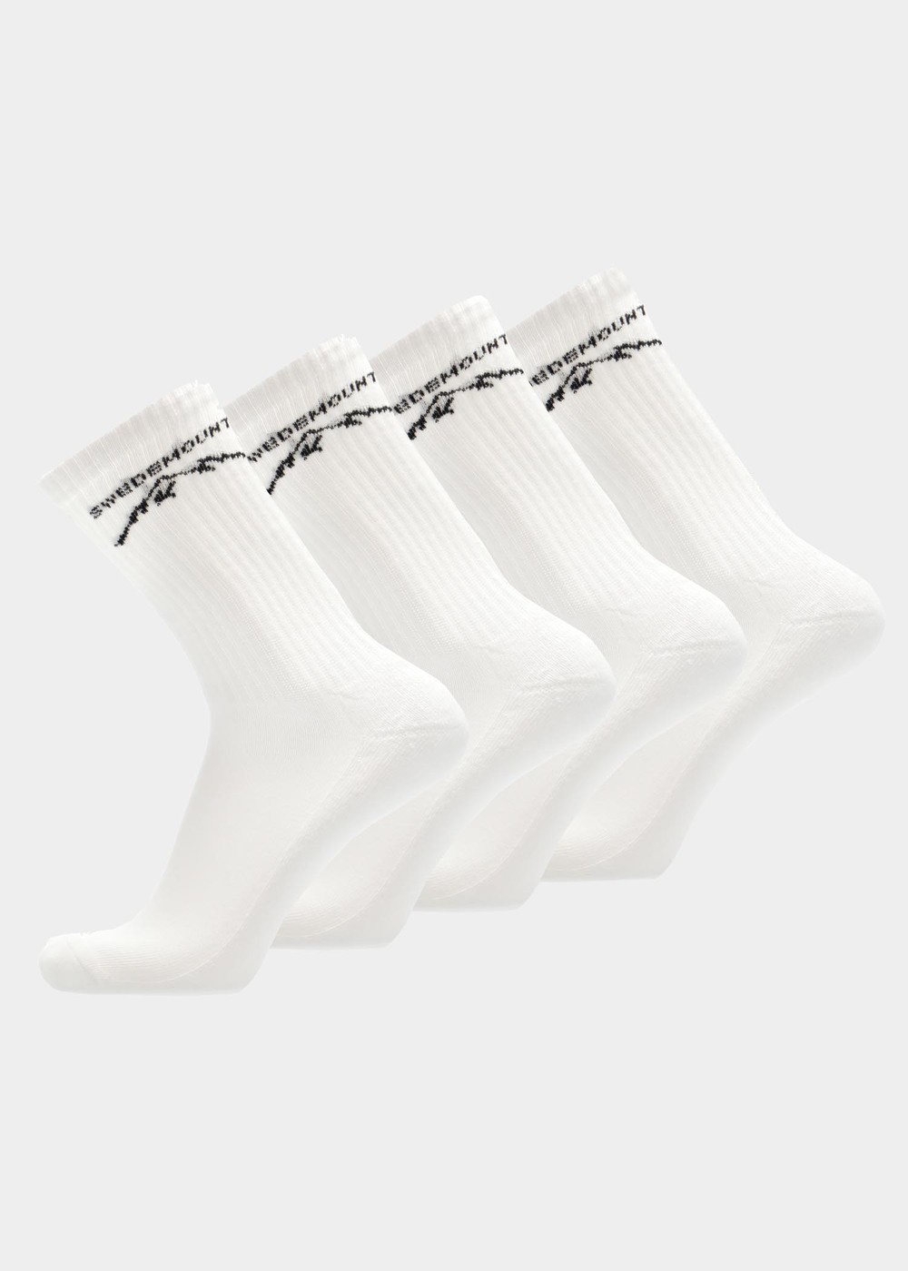 Sport Socks 4-Pack, White, 39-42,  Bomullsstrumpor Sport Socks 4-Pack, White, 39-42,  Bomullsstrumpor