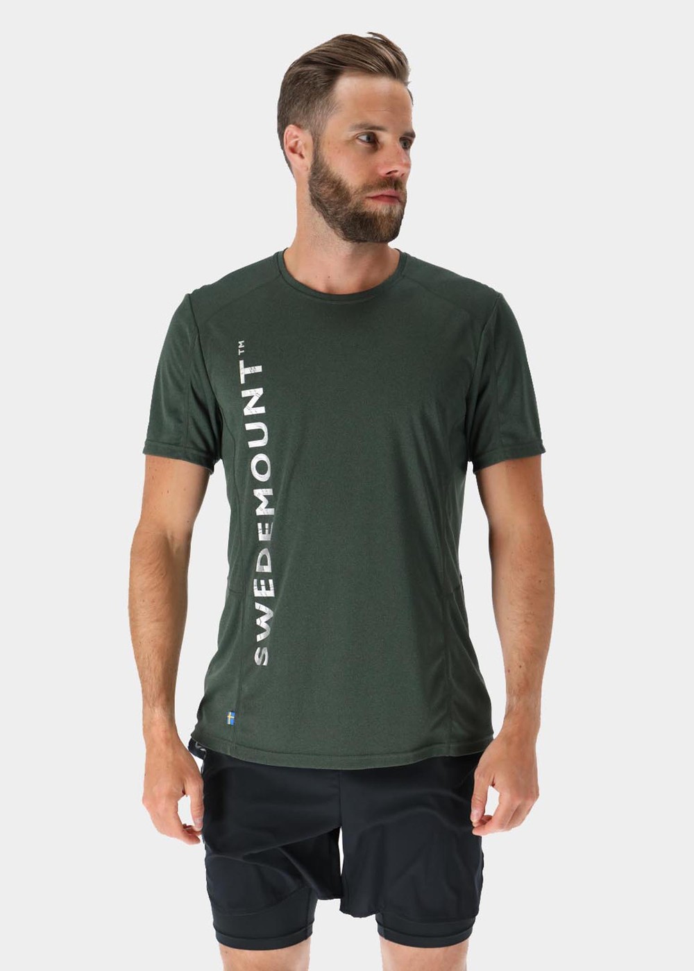 Training Logo Tee, Olive Melange/Reflective, 2xl,  Kläder Och Skor Training Logo Tee, Olive Melange/Reflective, 2xl,  Kläder Och Skor