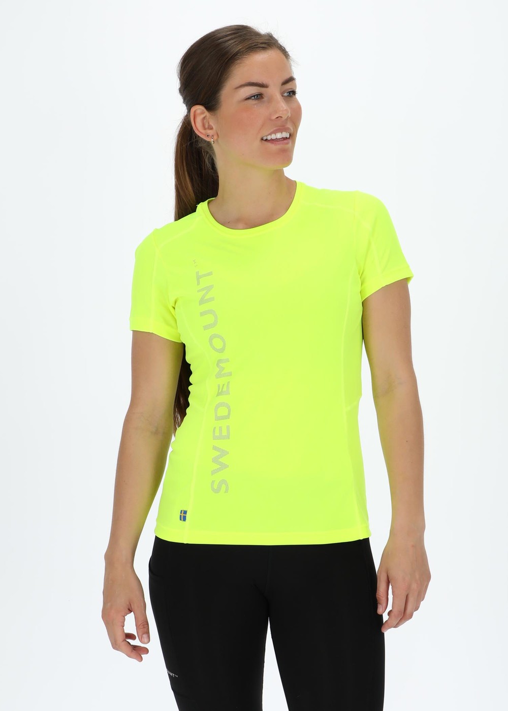 Training Logo Tee W, Neon/Reflective, 38,  Tränings-T-Shirts Training Logo Tee W, Neon/Reflective, 38,  Tränings-T-Shirts