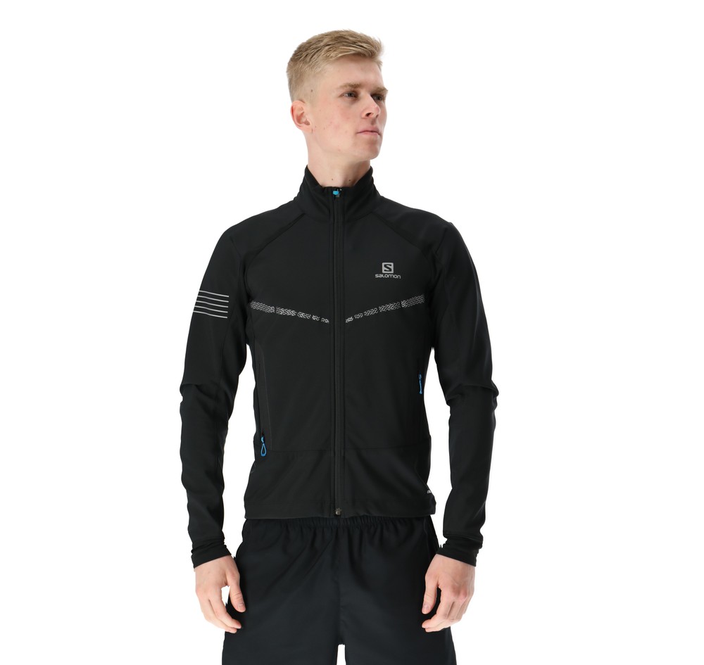 Rs Warm Softshell Jkt M, Black, S,  Outdoorkläder