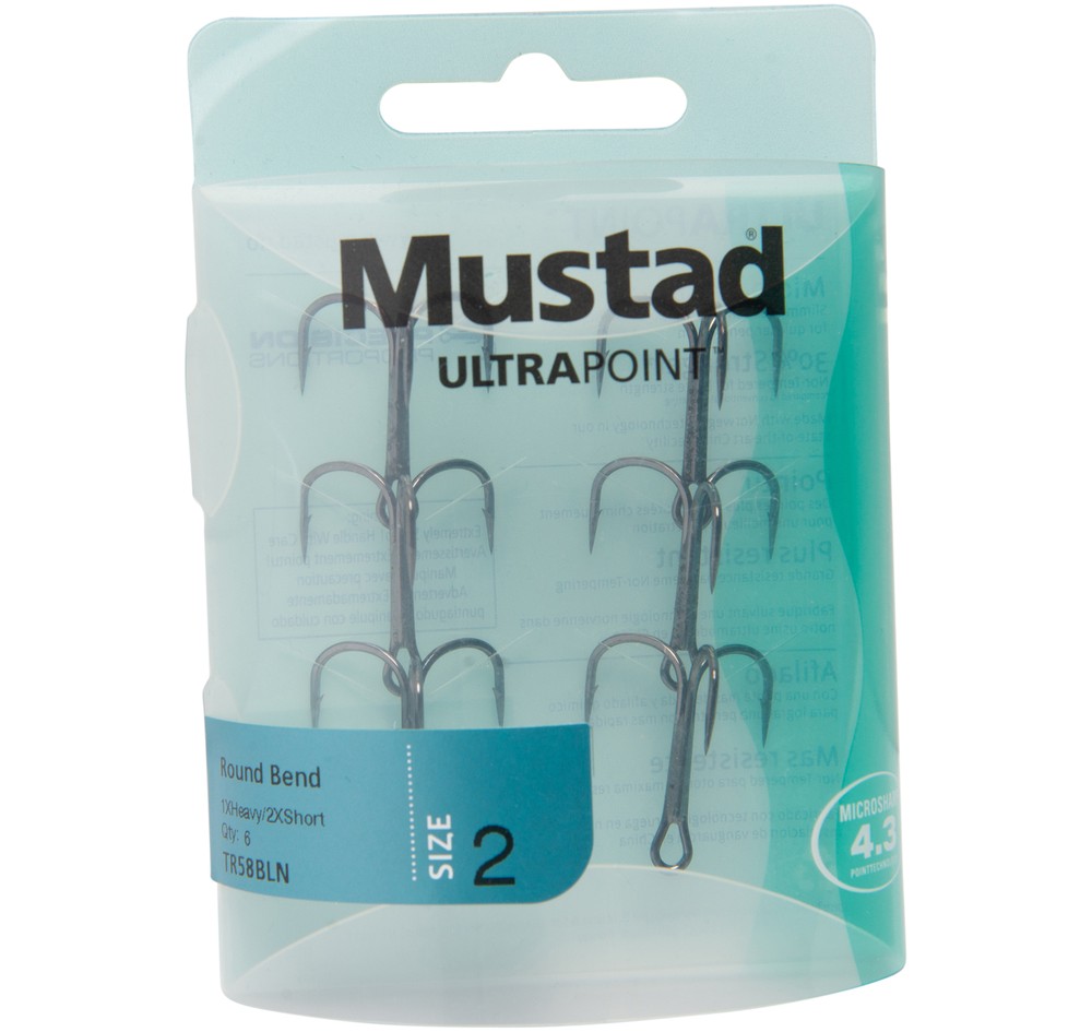 Mustad Trekrok Tr58np-Bn-2, 6-, One Color, 2,  Krokar