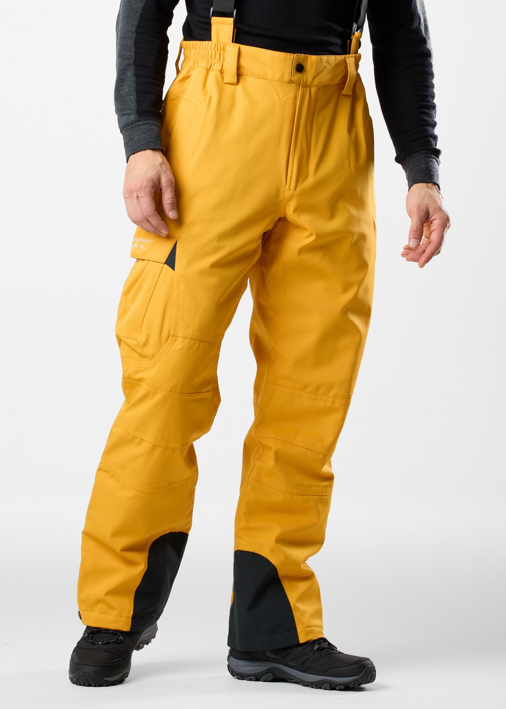 St.Anton Softshell Ski Pants, Mustard Yellow, S,  Skidbyxor