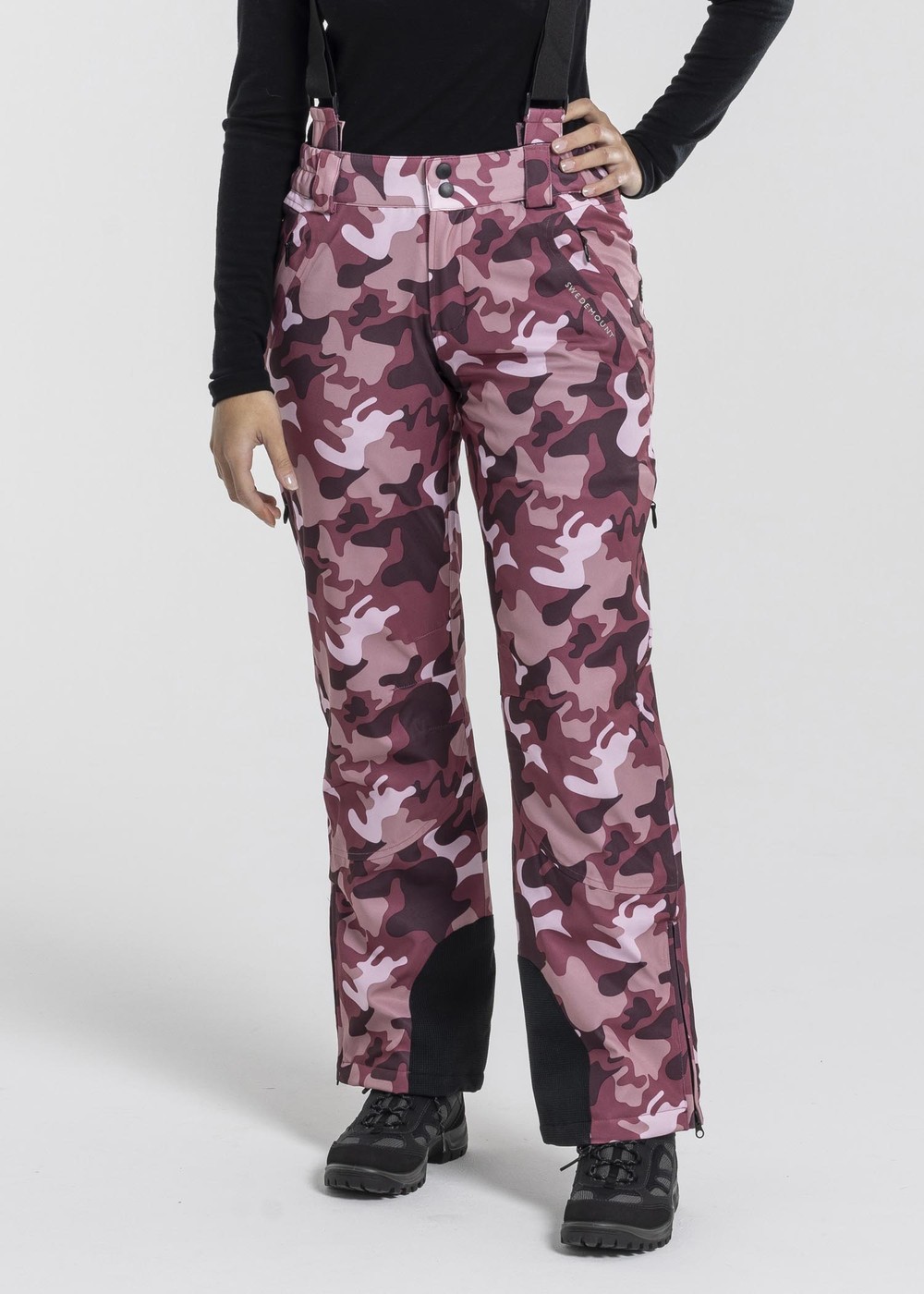 Cervinia Ski Pants W, Pink Camouflage, 42,  Skidbyxor Cervinia Ski Pants W, Pink Camouflage, 42,  Skidbyxor