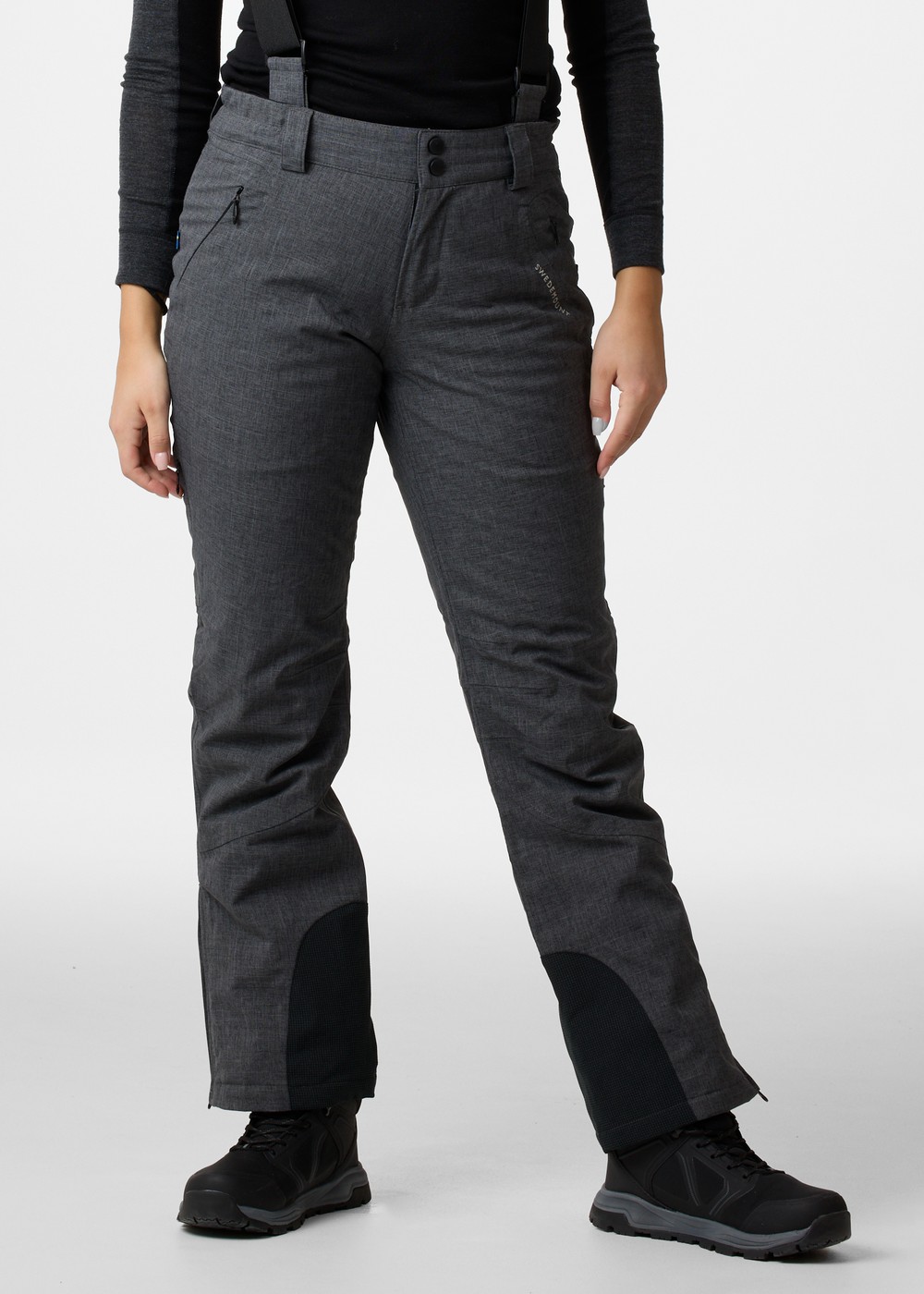 Cervinia Ski Pants W, Charcoal Melange, 46,  Skidbyxor Cervinia Ski Pants W, Charcoal Melange, 46,  Skidbyxor