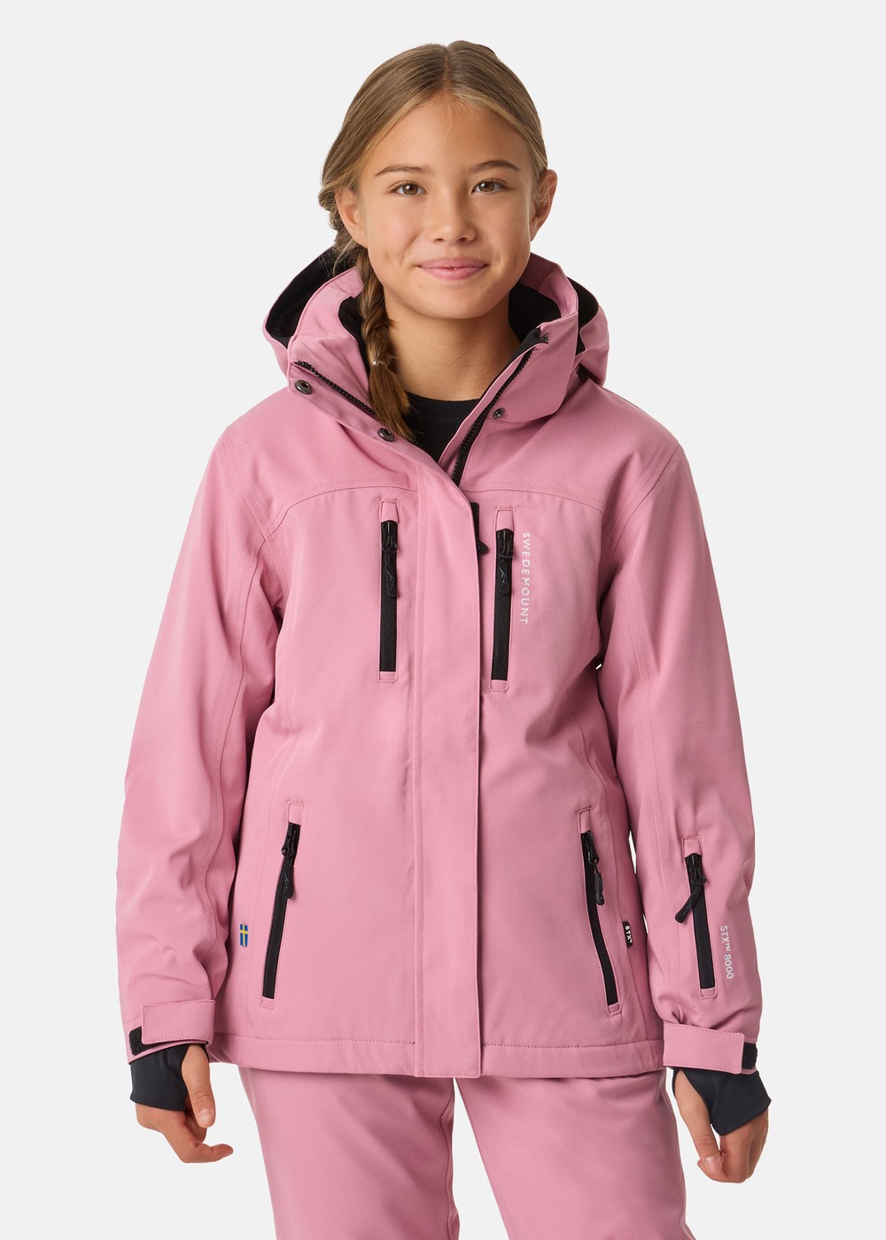 Cervinia Jacket Jr, Dark Rose/Black, 164,  Skidjackor Cervinia Jacket Jr, Dark Rose/Black, 164,  Skidjackor