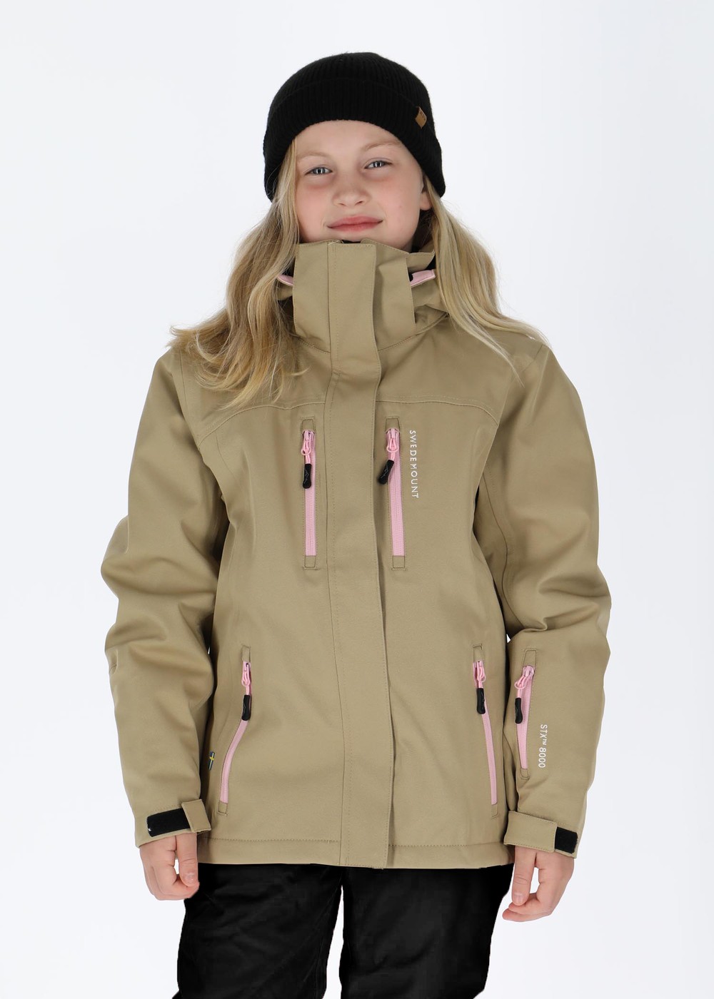 Cervinia Jacket Jr, Beige/Light Pink, 140,  Skidjackor Cervinia Jacket Jr, Beige/Light Pink, 140,  Skidjackor