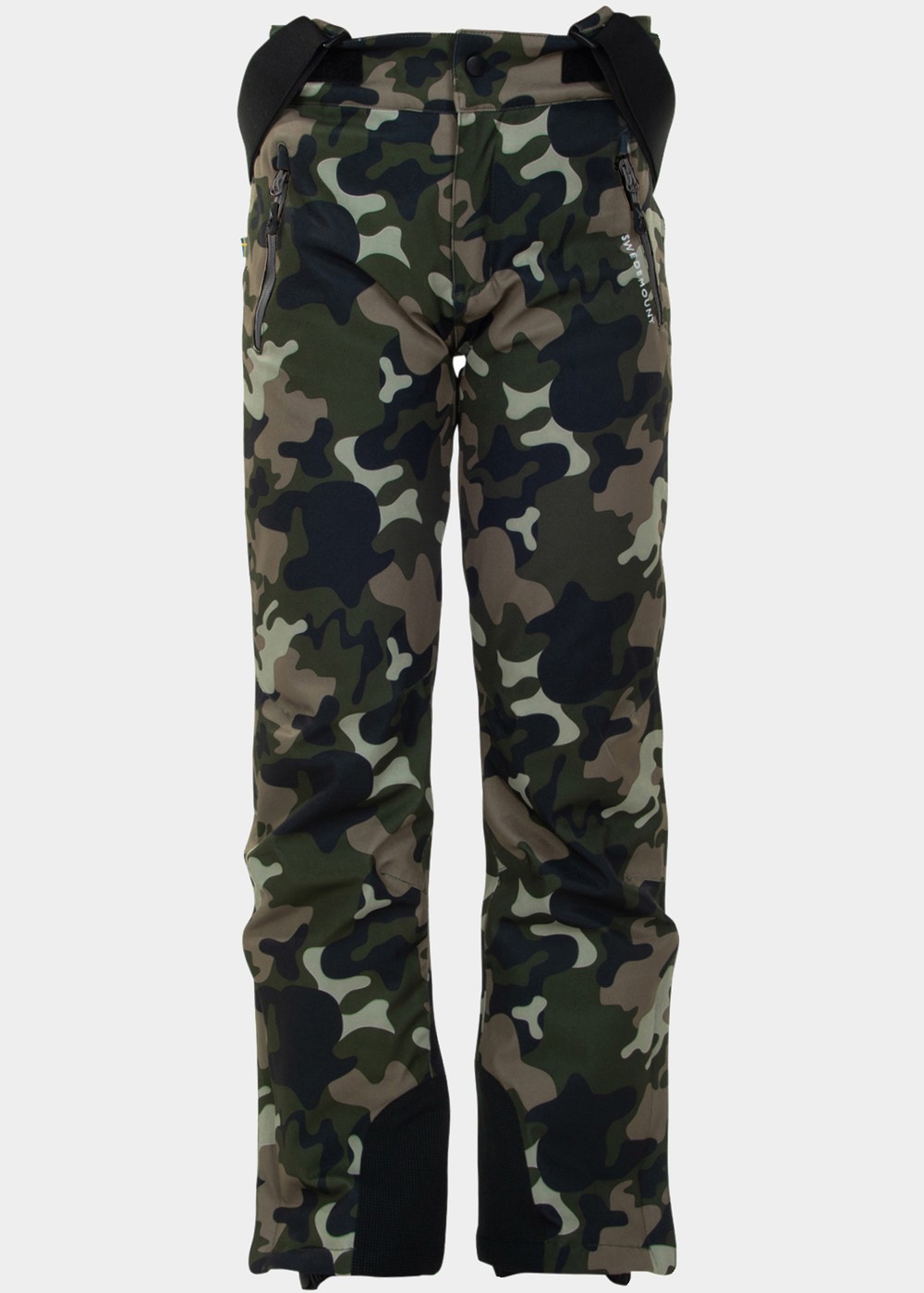 Ski Pants Jr, Green Camouflage, 116,  Skidbyxor Ski Pants Jr, Green Camouflage, 116,  Skidbyxor