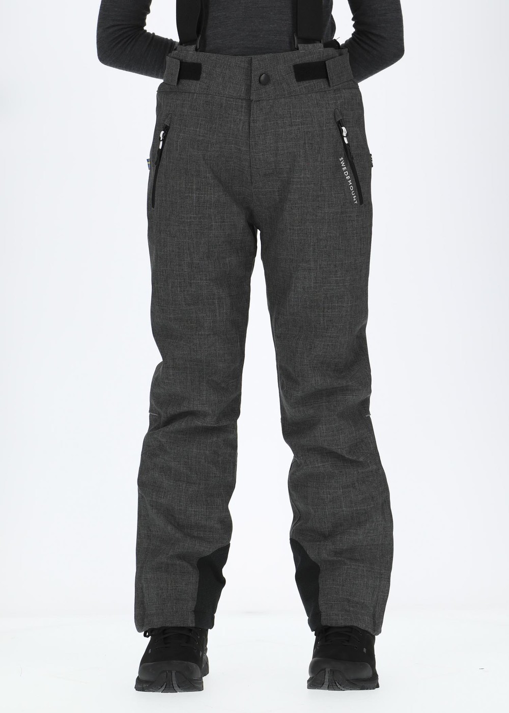 Ski Pants Jr, Charcoal Melange, 140,  Skidbyxor Ski Pants Jr, Charcoal Melange, 140,  Skidbyxor
