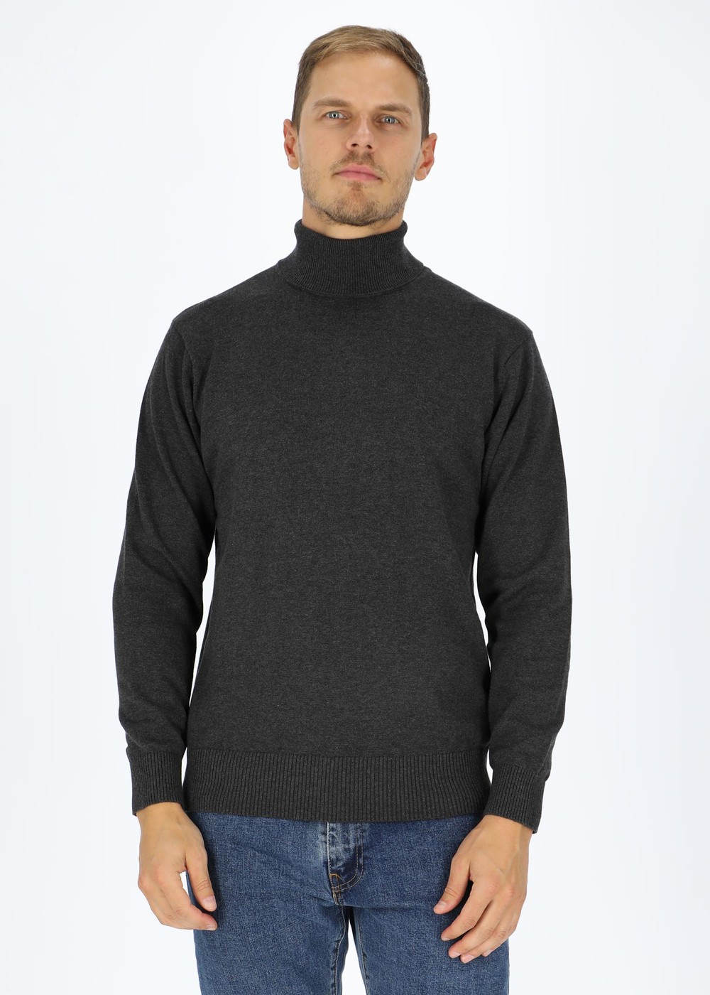 Polo Pullover, Cox, M,  Stickat