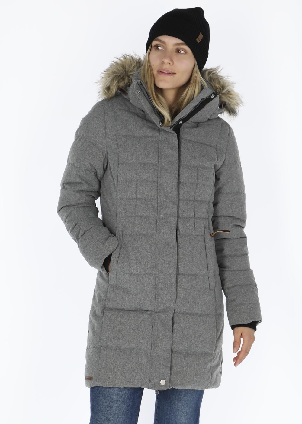 Alaska Parka W, Grey Melange, 50,  Vinterjackor