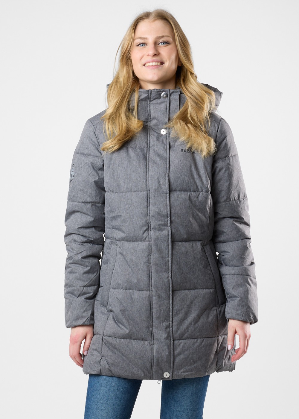 Long Island W, Grey Melange, 38,  Vinterjackor Long Island W, Grey Melange, 38,  Vinterjackor