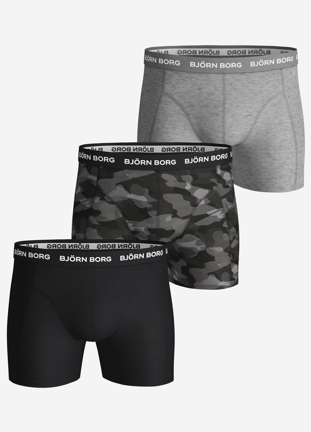 Cotton Stretch Boxer 3p, Black Beauty, Xs,  Underkläder | Junior//Aktivitet//Löparkläder//Löpartillbehör | Padelspecialisterna