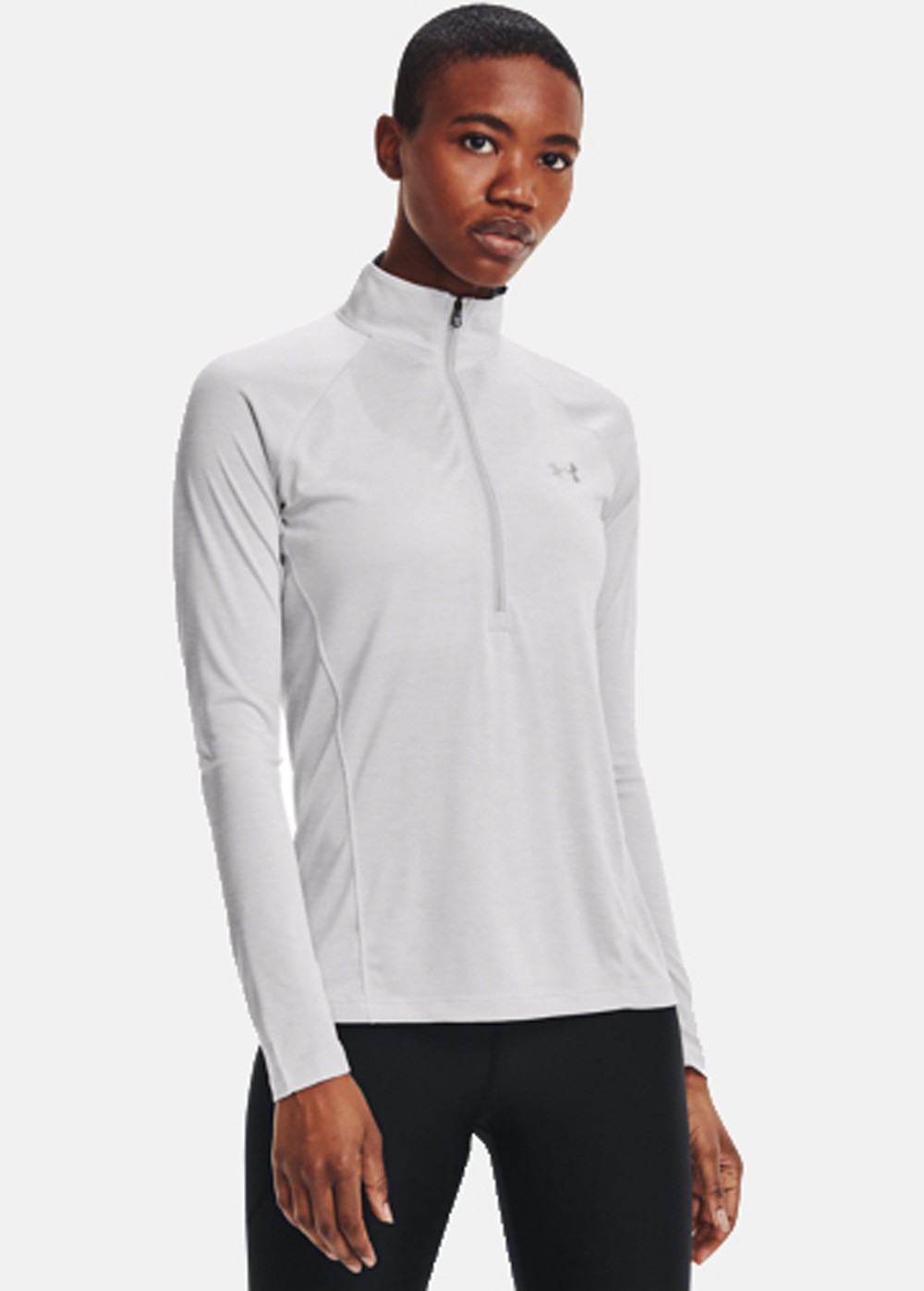 Tech 1/2 Zip - Twist, Halo Gray, M,  Löpartröjor