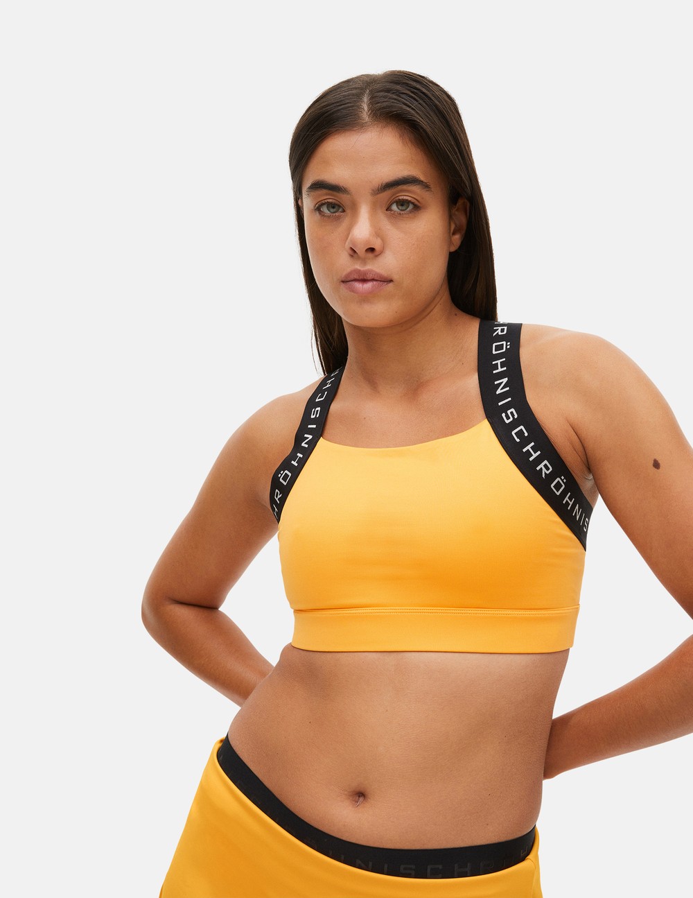 Kay Sports Bra, Blazing Orange, Xs,  Sport-Bh