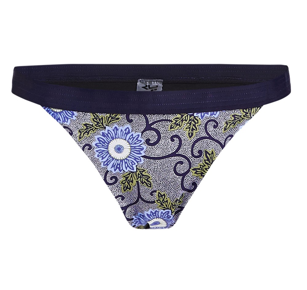 Bikini Briefs, Blue Maasai Flower, Xl,  Bikinis