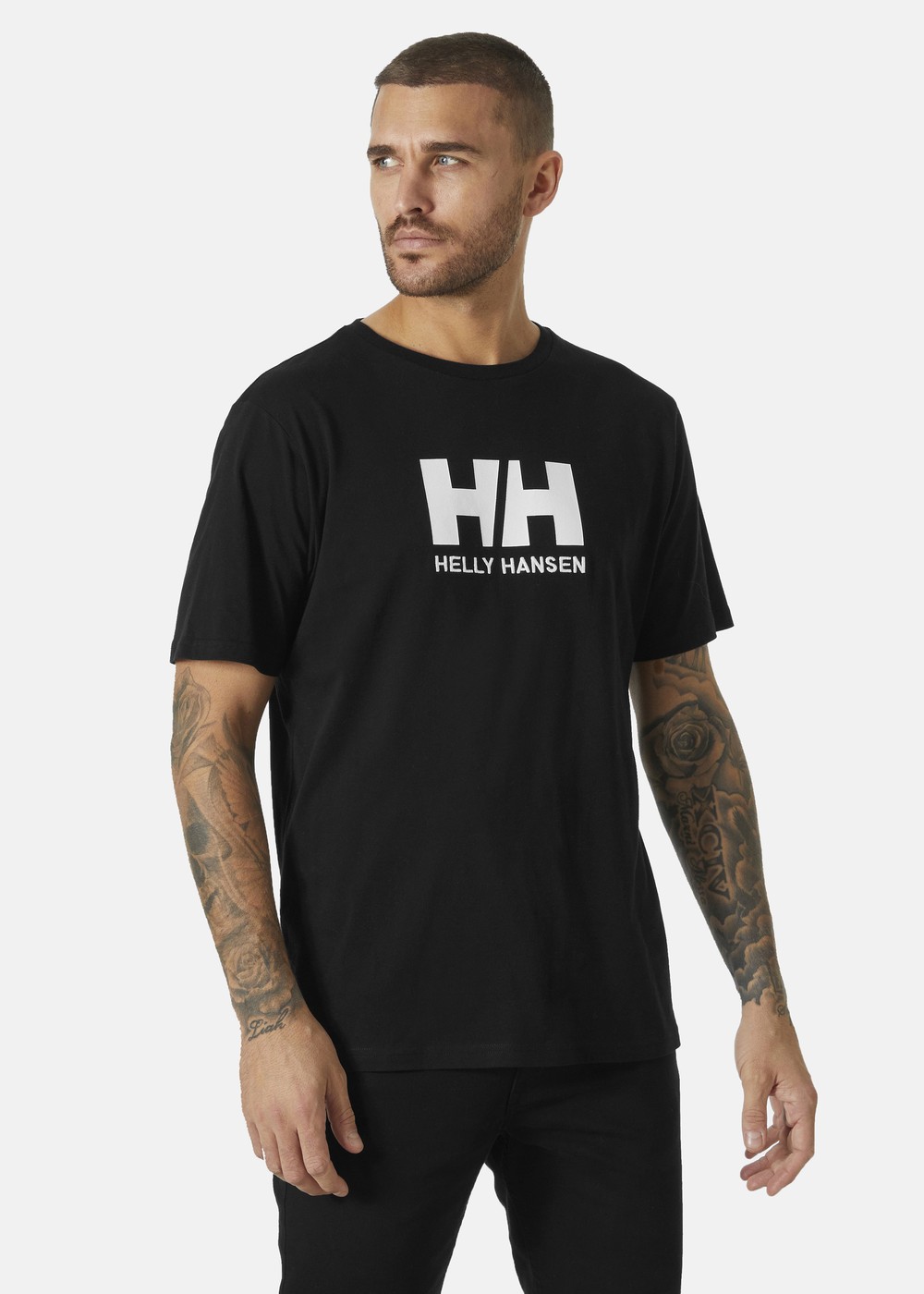 Hh Logo T-Shirt, Black, M,  T-Shirts | Golf//SPORTER//Sport & aktivitet//Golfpikéer | Padelspecialisterna