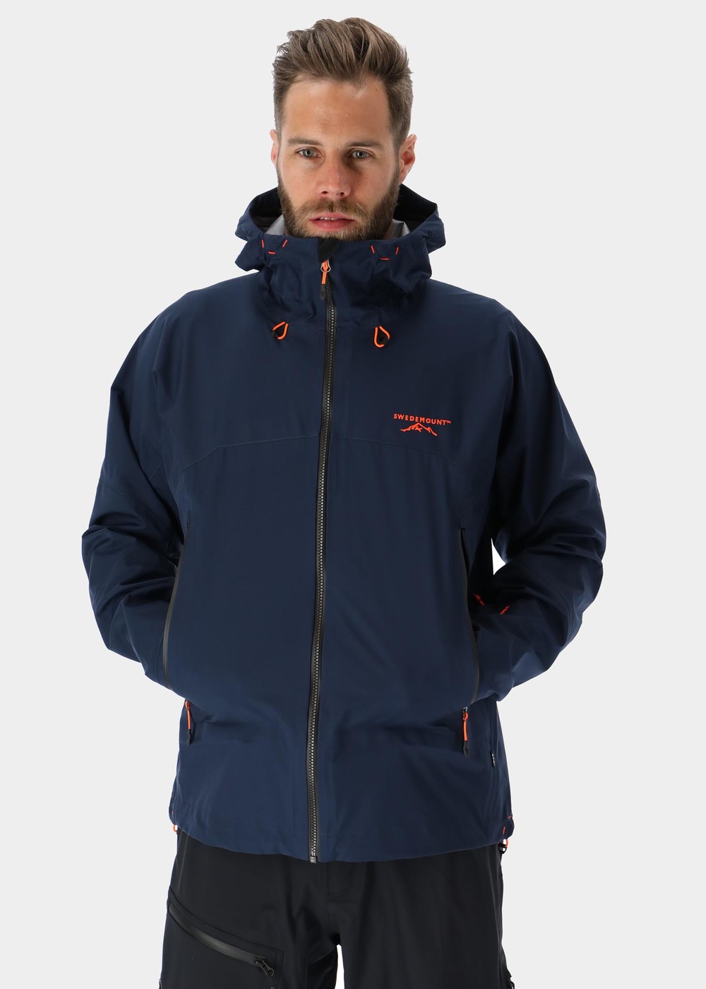 Himalaya Shell Jacket, Dk Navy/Orange, S,  Skaljackor