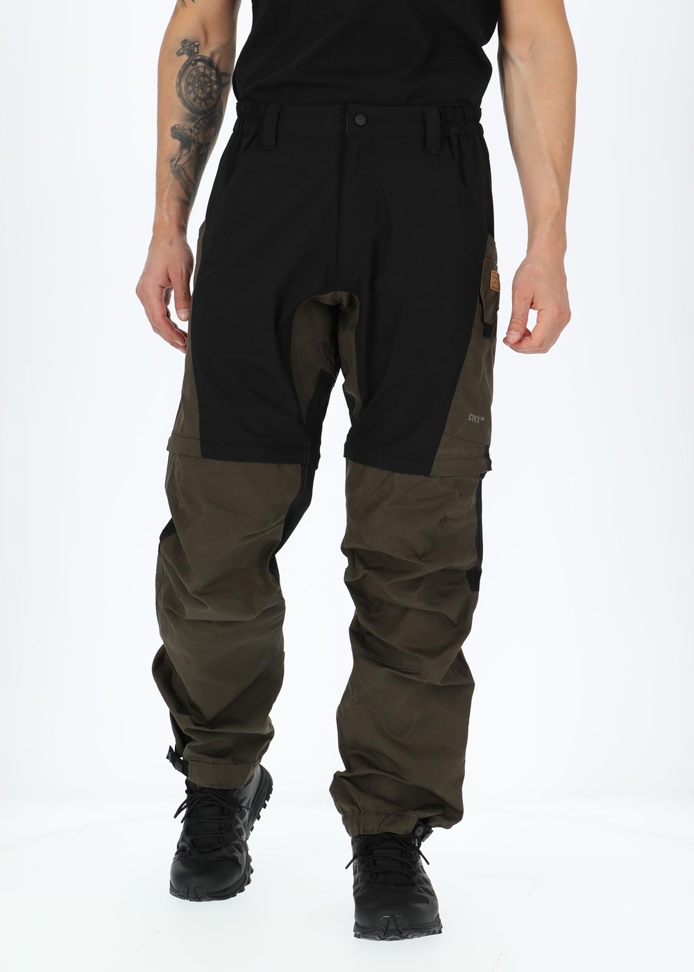 Nordkap Zip-Off Pants, Olive/Black, Xs,  Byxor